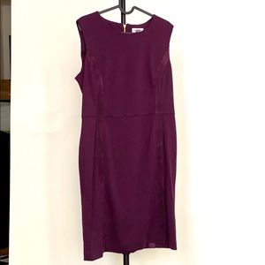 Calvin Klein Plum Colored Cocktail Dress